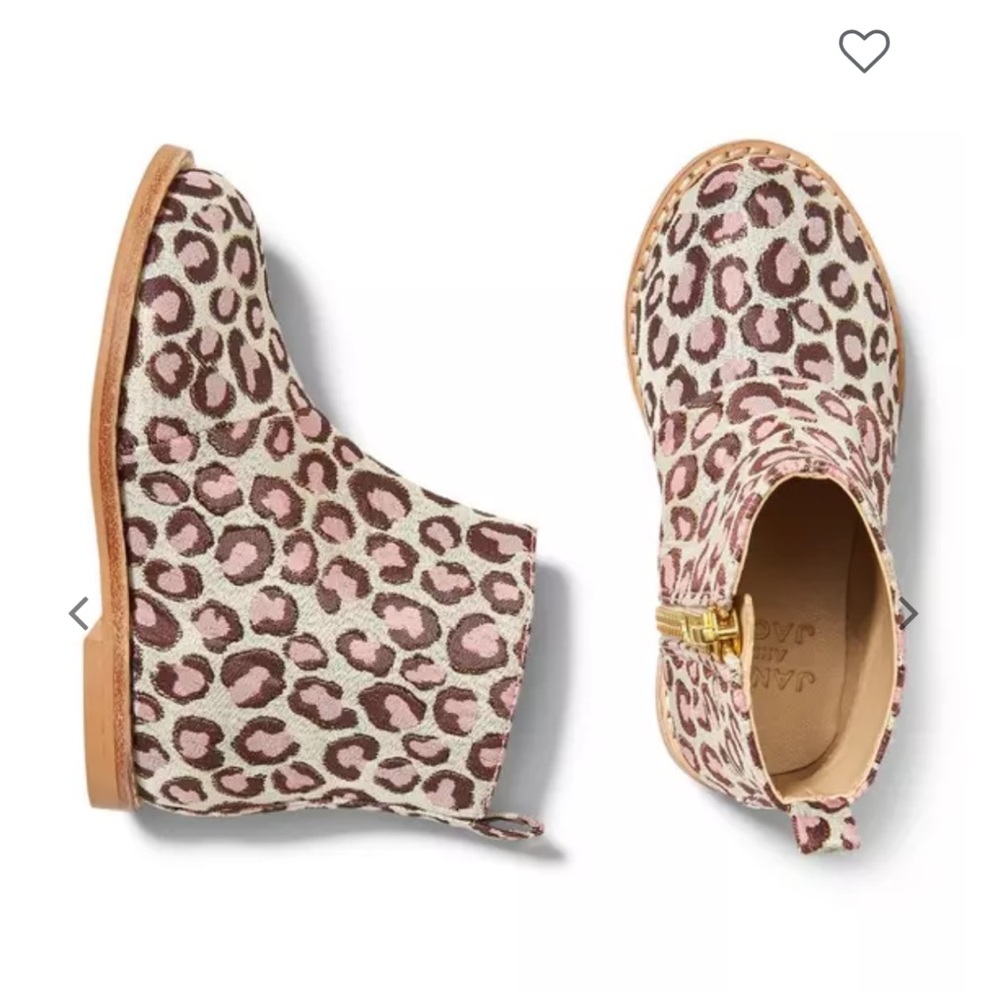 Janie & Jack toddler animal print boots